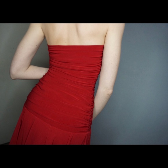 Ignite Evenings Ruby Red Prom Gown - Picture 3 of 5